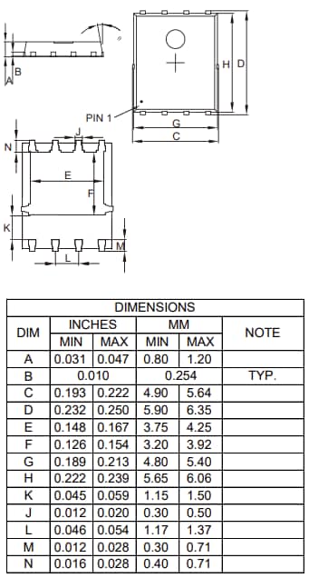 Mechanical Drawing - Micro Commercial Components (MCC) MBRP Auto-Grade Schottky Barrier Rectifiers